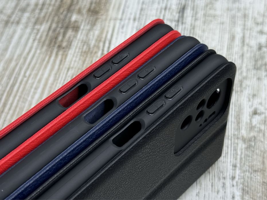 Чехол книжка Leather Case на Xiaomi Redmi Note 10/ 10S/ 10 Pro Чохол
