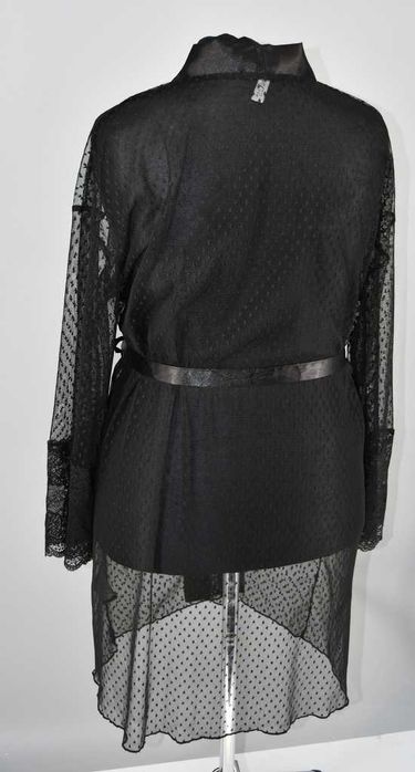 Cienki koronkowy szlafrok Venus 48/50