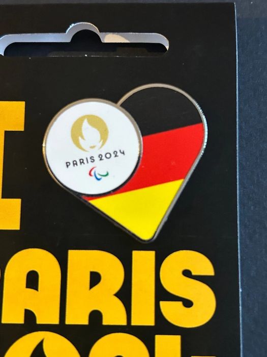 Przypinka olimipada - Paris 2024 Olympic Games I Love Paris Heart Pin