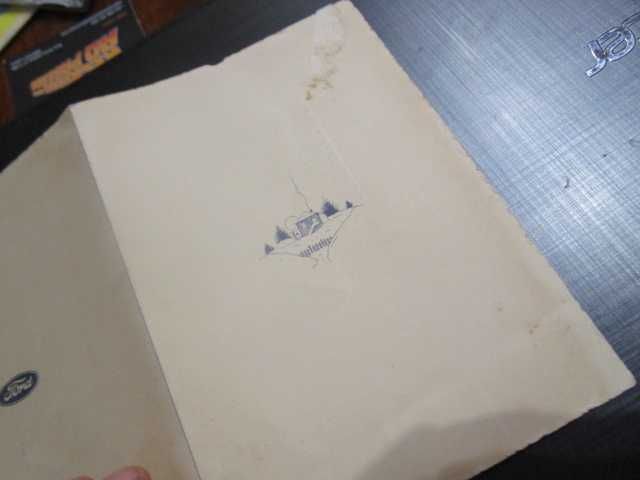 Automobilia Ford Lusitania cartão Boas festas 1943 !