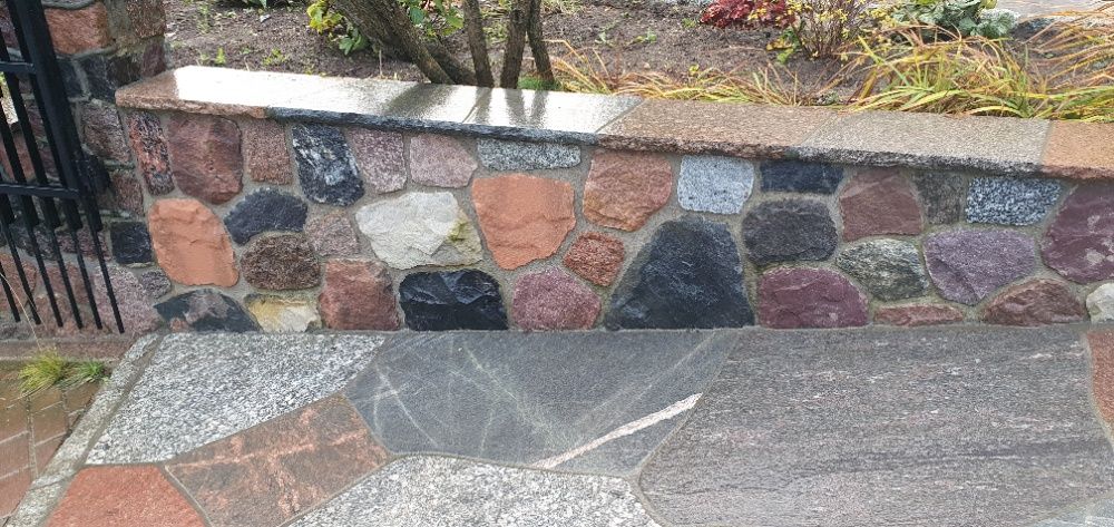 Kamień polny łupano cięty