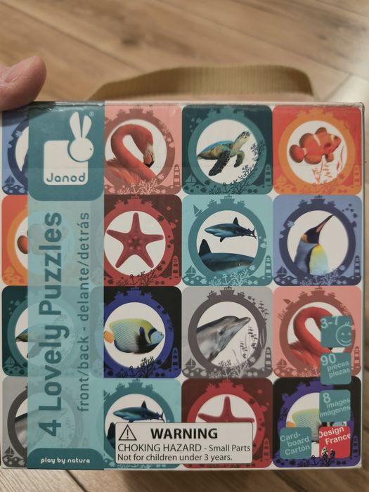 Puzzle Janod - zestaw 4 sztuk