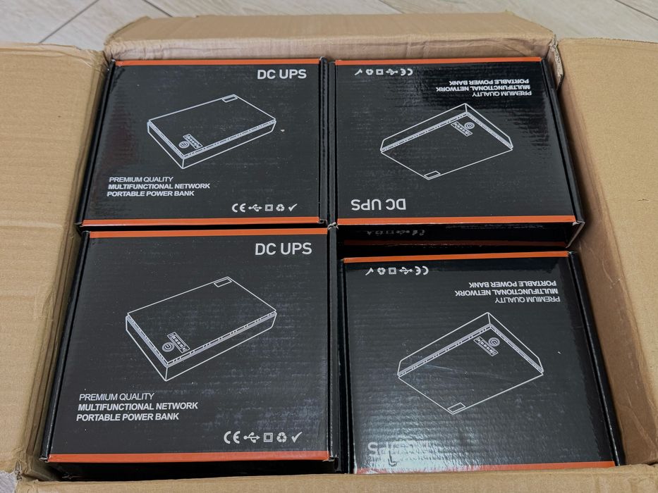 Бесперебійник для роутера UPS/ДБЖ (36W, 20000mAh) 5V2A/9V2A/12V2A/POE + USB-C