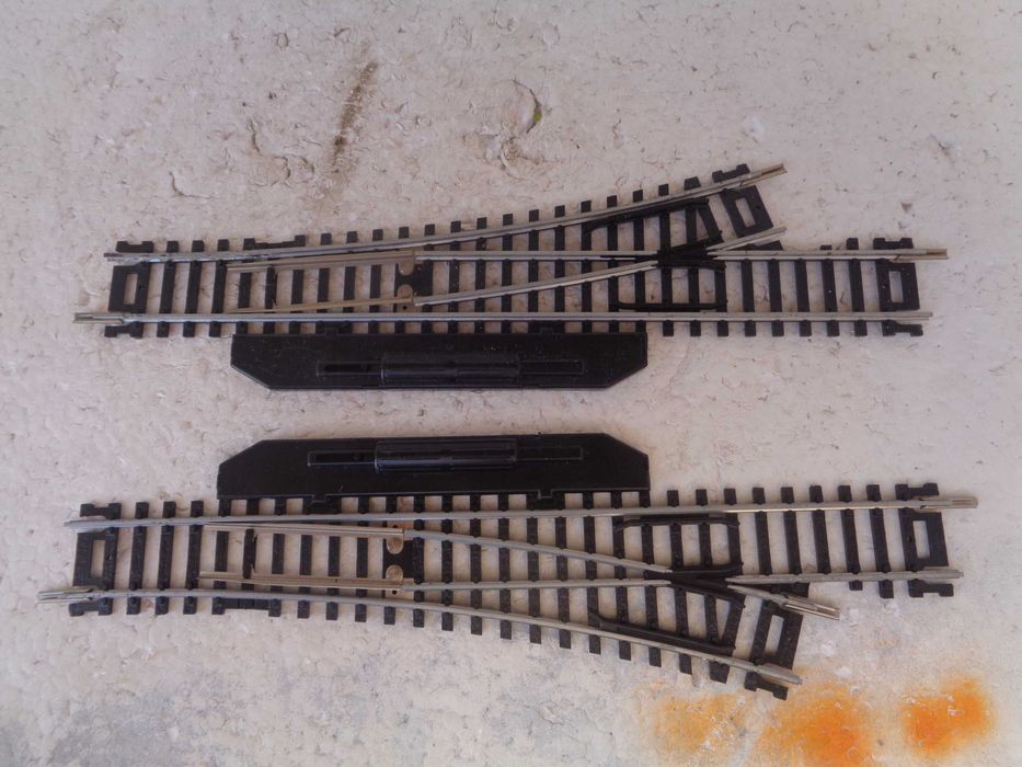 1:87 Mehano 2 desvios esquerdo e direito pista comboio