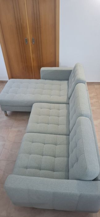 Sofá IKEA LANDSKRONA Chaise Longue Verde Claro – 240cm