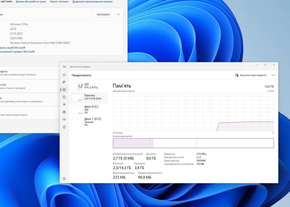 Мікро ПК - HP ProDesk 400 Desktop Mini 12gb DDR4 ssd 120gb i3 6100