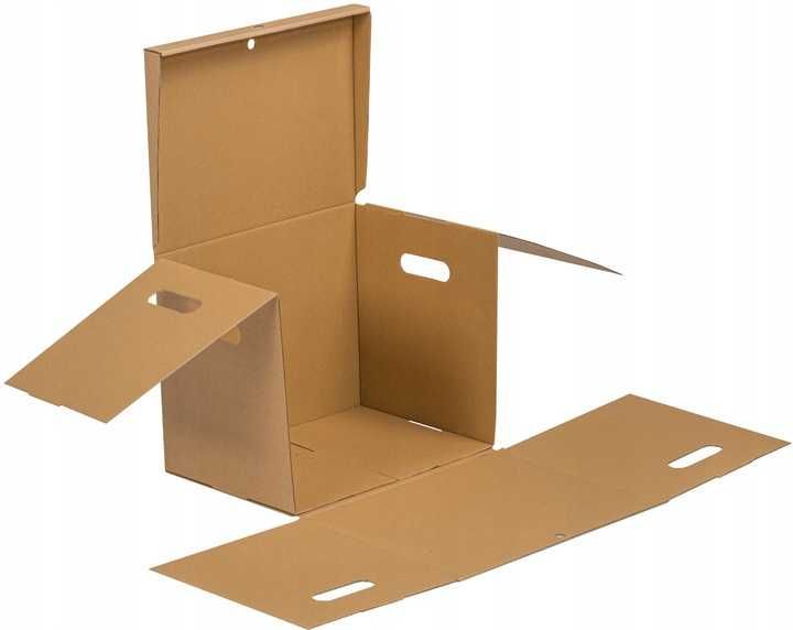 Pudełko kartonowe karton pojemnik na regał 400x300x330 mm pudło GRUBE POJEMNIKI