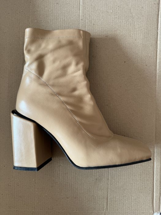 Сапоги демисезонные, натуральная кожа