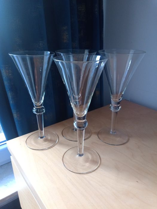 Kieliszki i szklanki PRL