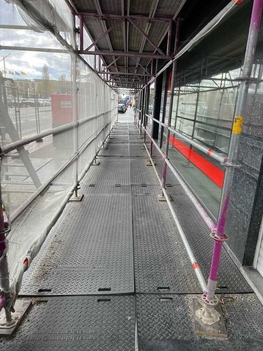 Maty z tworzywa, płyty drogowe 240 x 120 cm, droga tymczasowa, parking