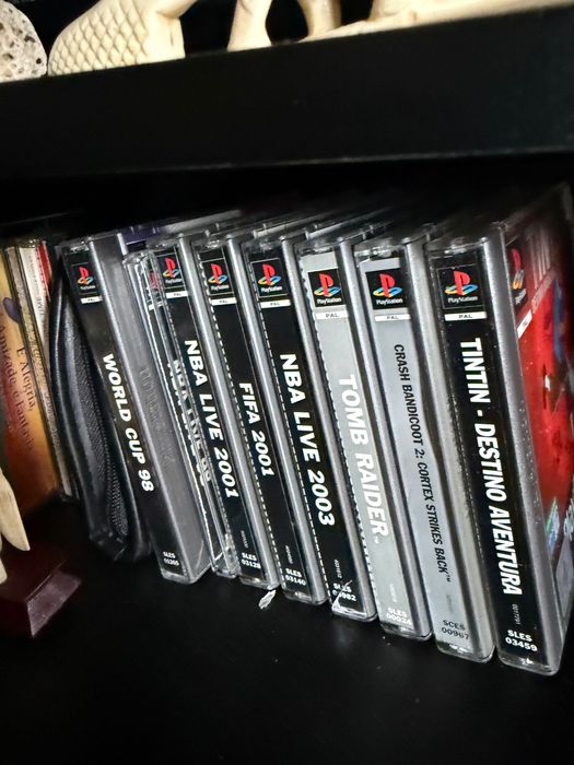 Ps2 playstation 2 jogos consola usada 2 controlos