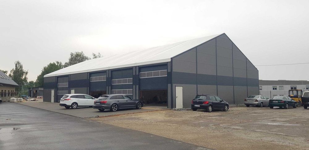 Hala namiotowa TERMO 20x10x4,2m, Hala pod serwis TIR, Hala termiczna