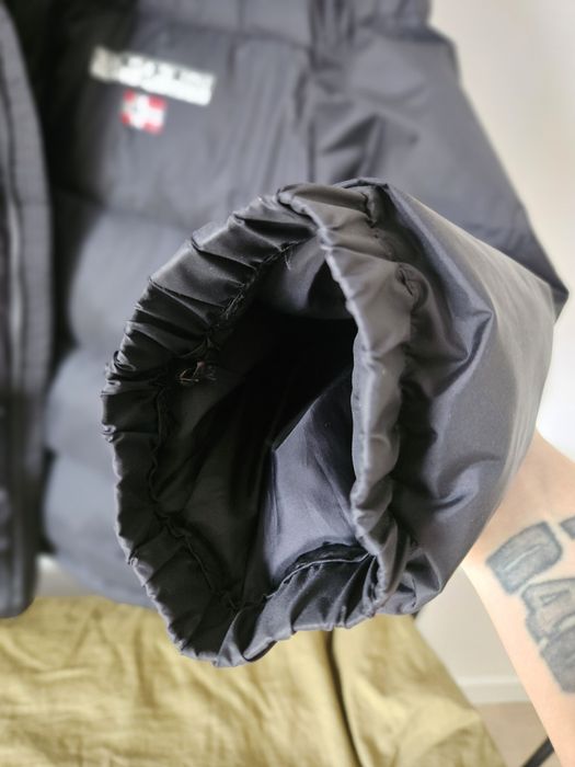 Napapijri  xxl czarna męska puchowa puffer