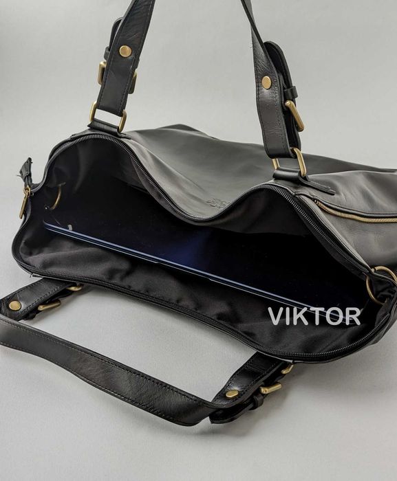 Красивая кожаная сумка Vera Pelle. Италия. Формат А4. Шкіряна сумка