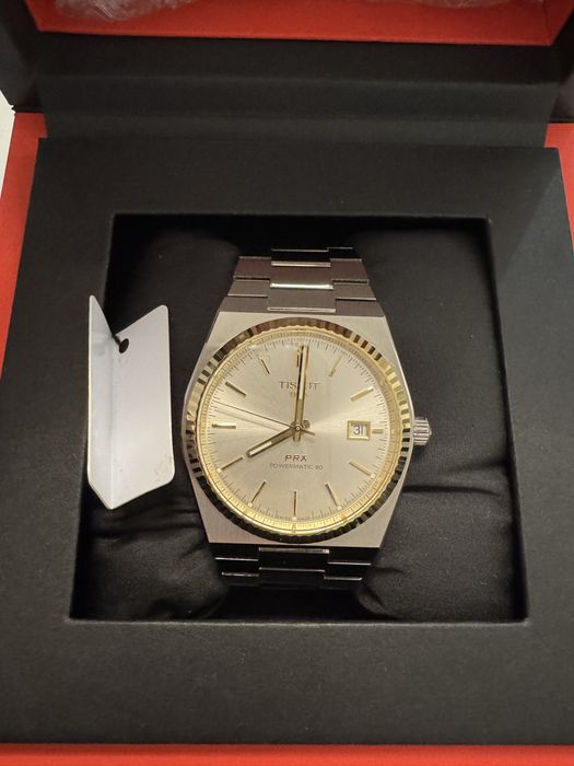 Złoty Tissot prx 80 Powermatic