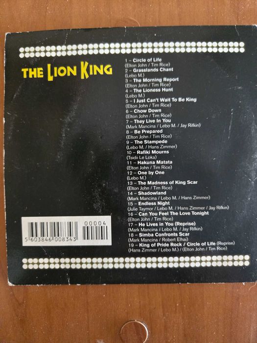 Cd original rei leão