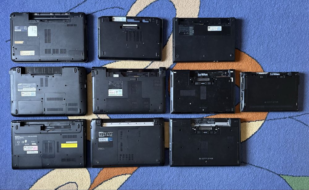 10 б/у ноутбуків HP,Dell,Asus,Sony,Samsung,Fujitsu на Windows 10