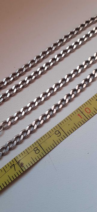 Łańcuszek dł. 51 cm z krzyżykiem srebro 925.