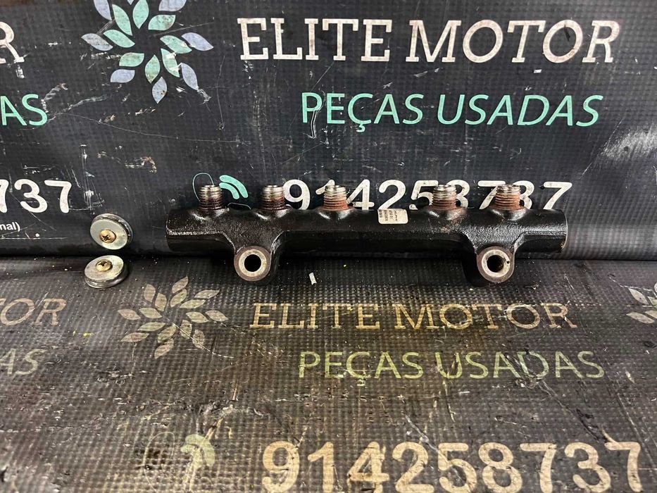 Régua de injeção usada PSA 1.6 HDI 8V 92CV 9H06 DELPHI 9685297580-02 PEUGEOT CITROEN VOLVO FORD