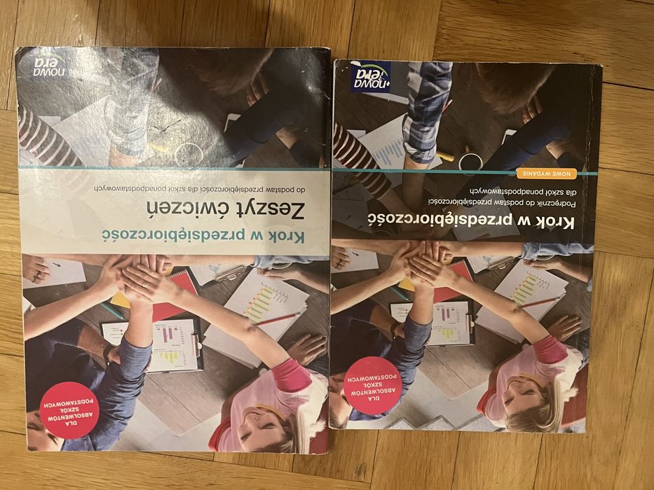 Krok w przedsiębiorczość Nowa era podręcznik i ćwiczeniówka