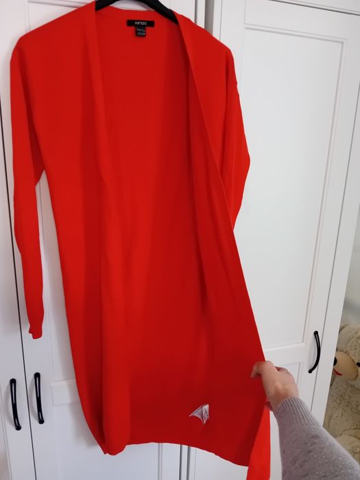 #Esmara sweter czerwony pomarańczowy