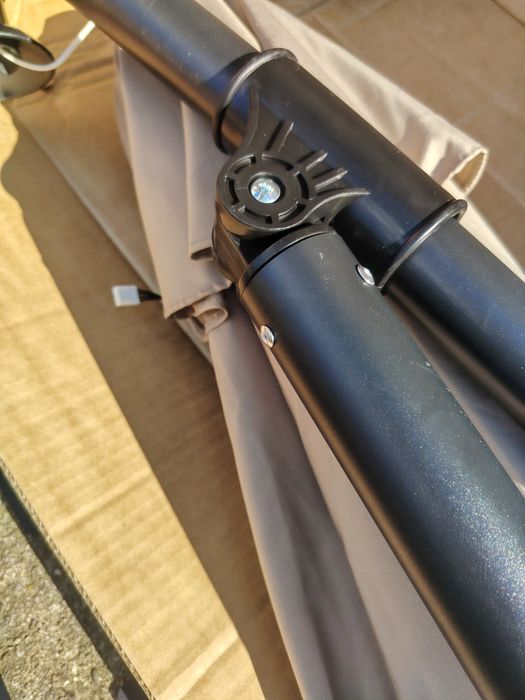 Parasol ogrodowa LED 350cm