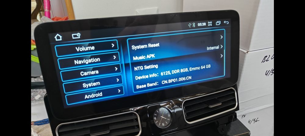 Штатная магнитола Mercedes W166 ML android GPS WiFi