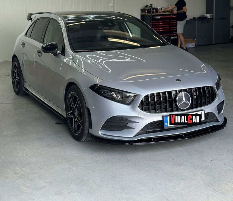 Dokładka Splitter Mercedes W177 V177 CZARNY POŁYSK