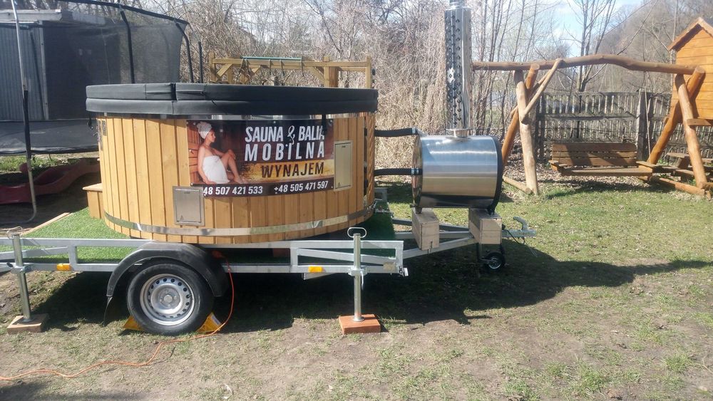Mobilna Balia-Jacuzzi-mobilne spa. Wynajem pod dom.