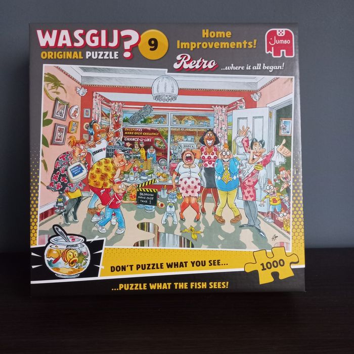 Dwa zestawy puzzli Wasgij