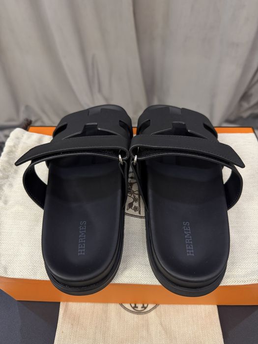 Женские шипры шлепанцы Hermes Chypre sandal (37)