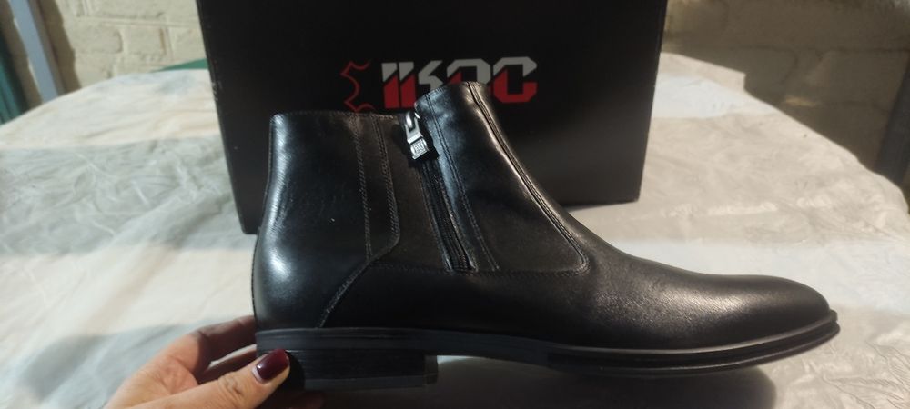 Кожанные мужские ботинки ICOS 118 40, 41,размеры