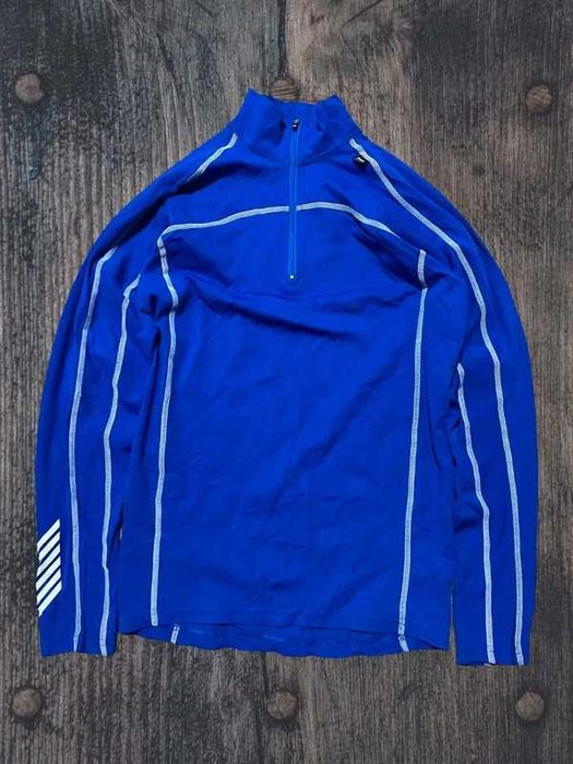 Koszulka techniczna longsleeve męski Helly Hansen niebieski S M workwe