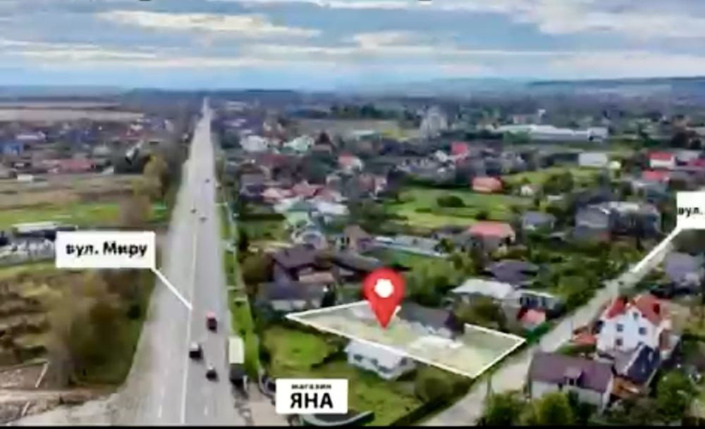 Продаж земельної ділянки  Драгомирчани. Фундамент з готовим проектом