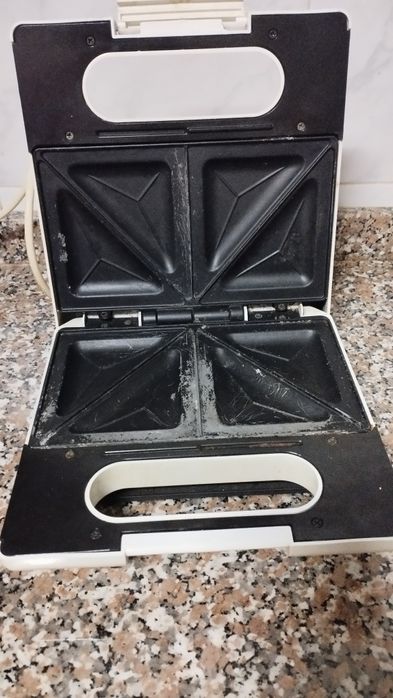 Torradeira a funcionar