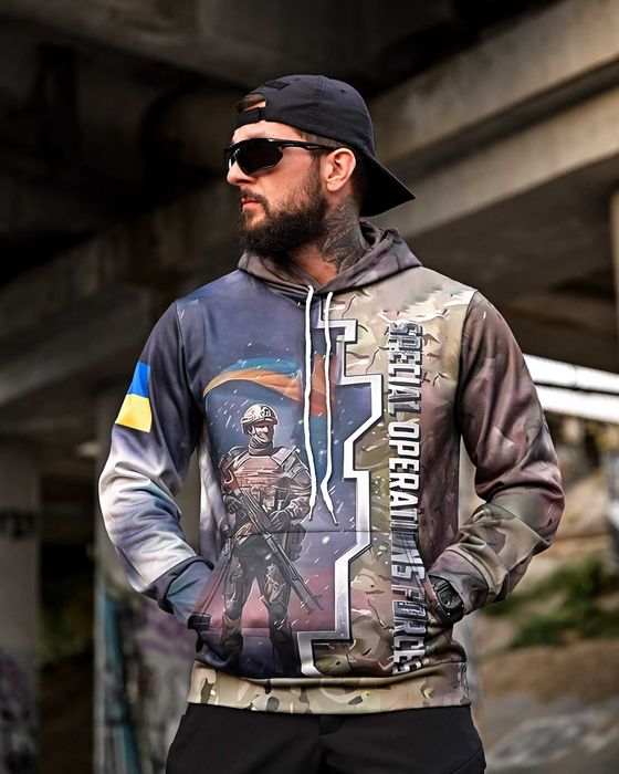 Тактичне худі Special Operations Forces Мілітарі стиль Без передоплати