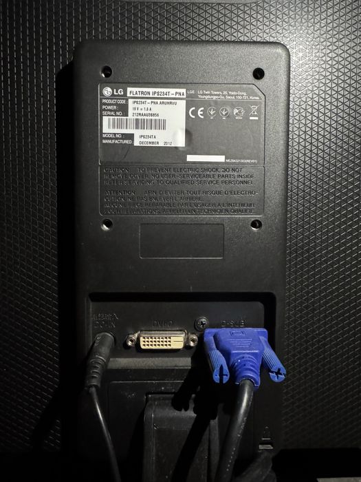 Монітор LG Flatron IPS234