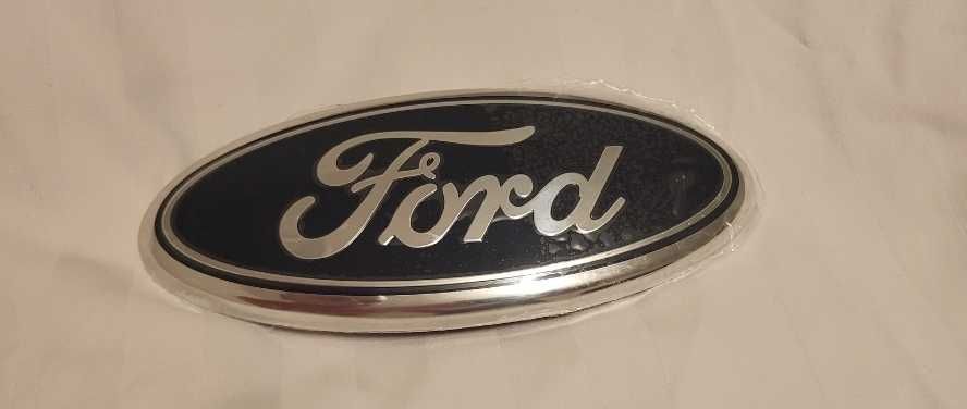 Nowe logo Ford znaczek granatowy ok. 173x75mm znaczek wypukły