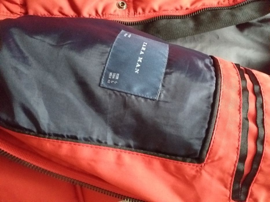 Kurtka czerwona ZARA MAN EUR L