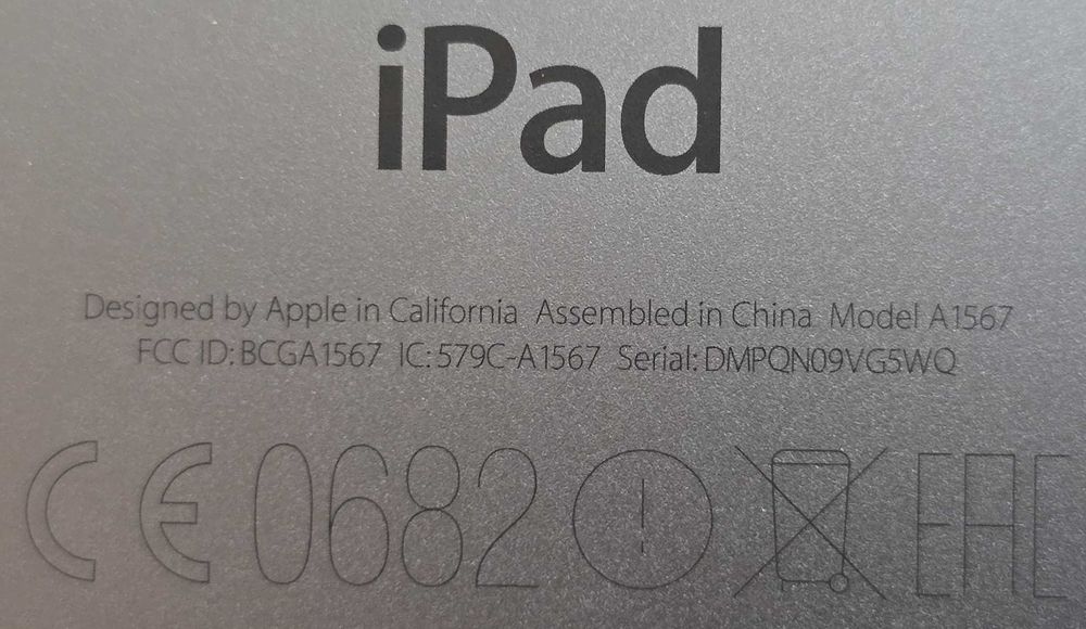 Ipad A1567 c/Capa- Tablet