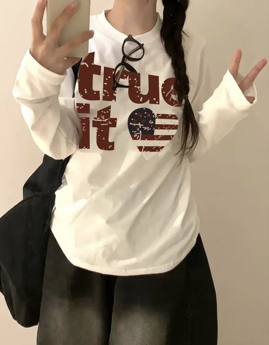 Usa лонгослив футболка