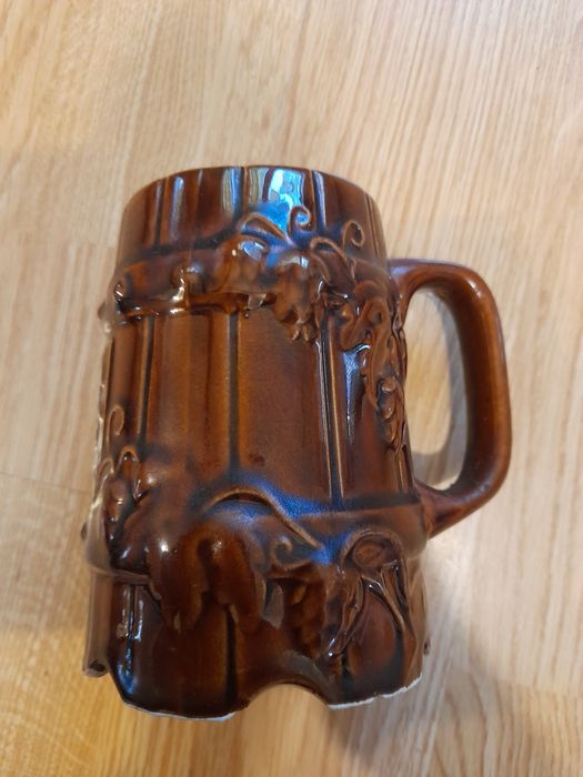 Kufel z herbem Okocimia PRL