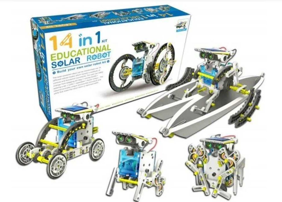 Конструктор робот на сонячних батареях Solar Robot 14в1 Детский робот