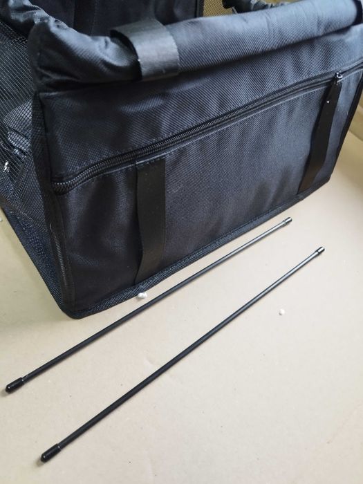 Newaner Fotelik Samochodowy dla Psa 30x40x20 cm czarny