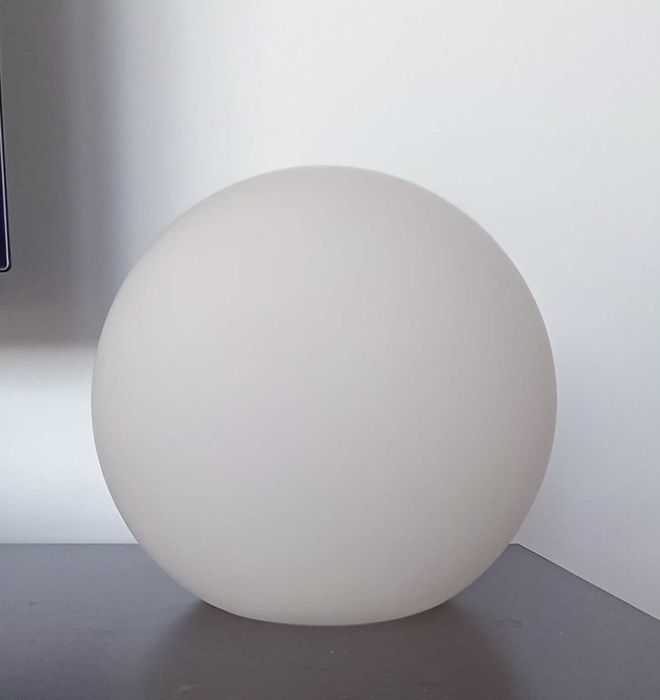 Kula klosz do żyrandola, mleczna , śr. 20,5cm