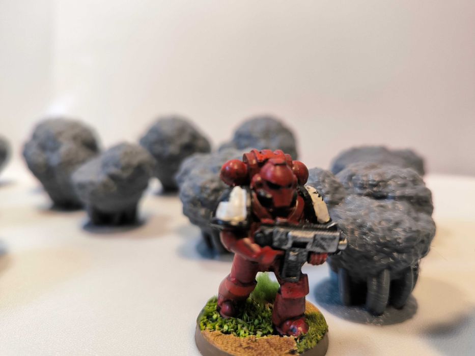 Krzew (B) pojedyncze zestaw Diorama Makieta Model