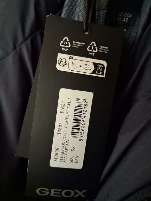 Куртка зимняя новая GEOX