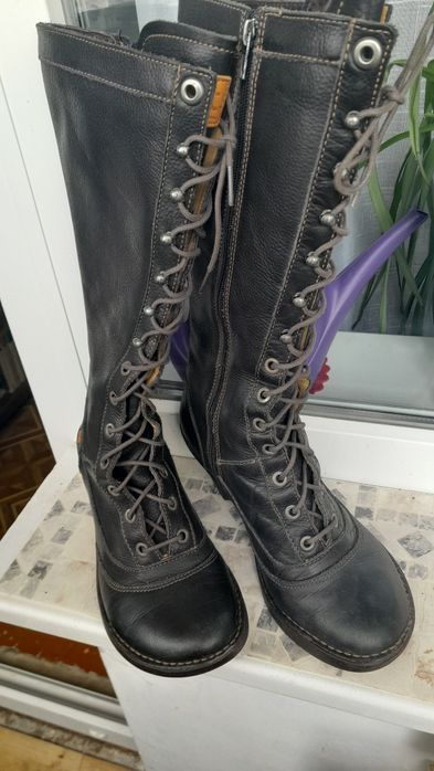 Чоботи шкіряні на осінь ART