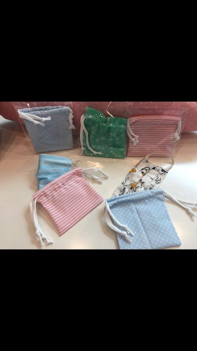 Bolsa para guardar as mascaras dos mais pequenos