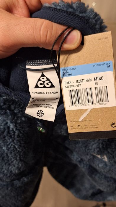Куртка детяча ACG NIKE FZ5410 464, розмір , XS 128-128, M 137-147
